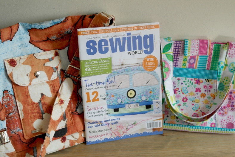 Bag making projects in Sewing World magazine