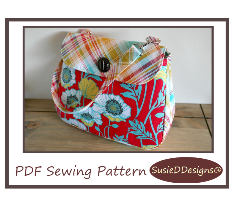 Notting Hill Handbag PDF Sewing Pattern by Susan Dunlop of SusieDDesigns